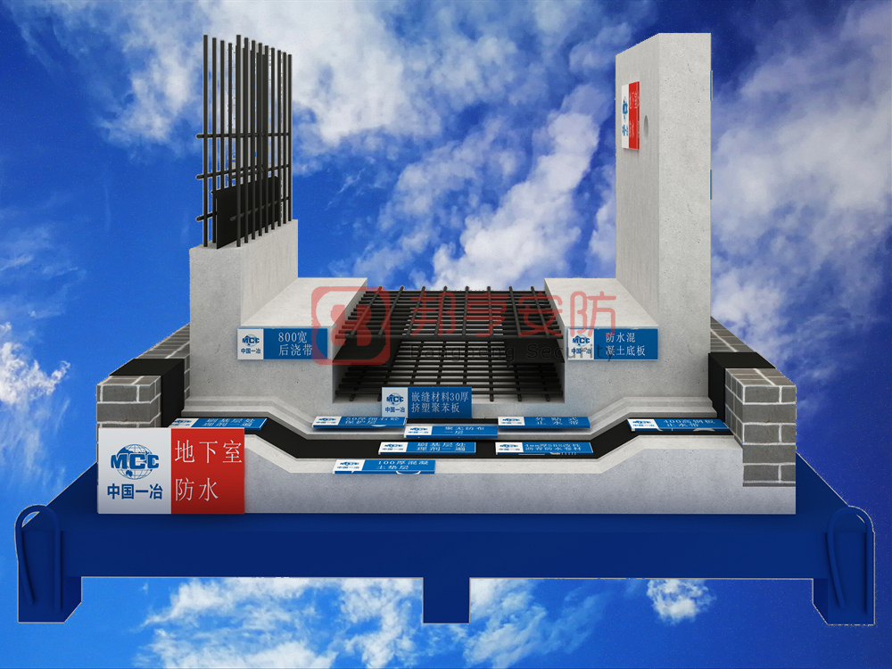 地下室防水質(zhì)量樣板展示、工藝質(zhì)量樣板、工法質(zhì)量樣板
